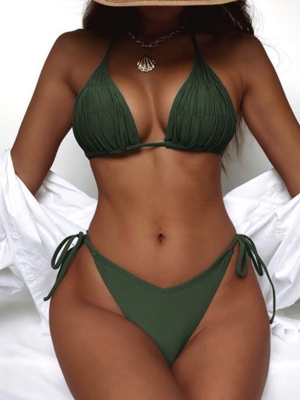 SHEIN Forest Green Bikini Set